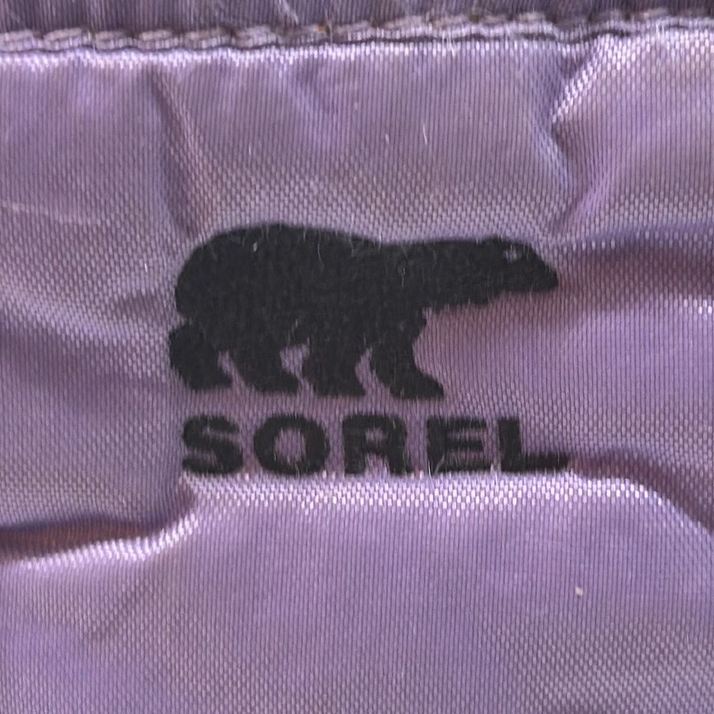 Sorel Violet and Black Snow Boots Size 6 WRB8776G - Picture 6 of 7